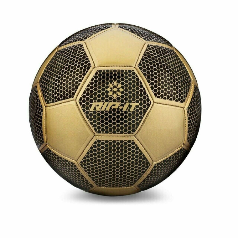 Soccer Ball Rip It Pro Training Soccer Ball Women's Black/Gold Size 5