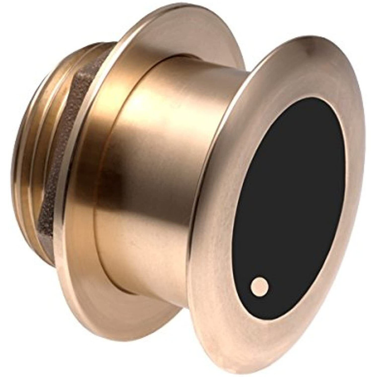 Garmin Bronze Thru-hull Wide Beam Transducer w/Depth & Temp - 12° tilt, 8-pin -