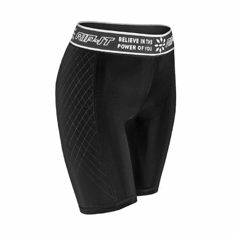 Rip It Women's Period-Protection Softball Sliding Shorts PRO Black