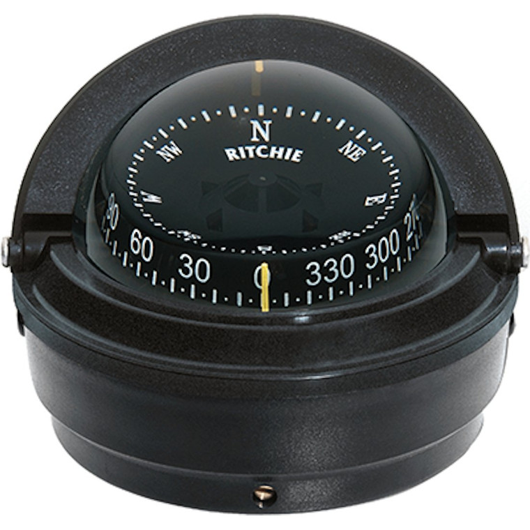 Ritchie S-87 Voyager Compass - Surface Mount - Black