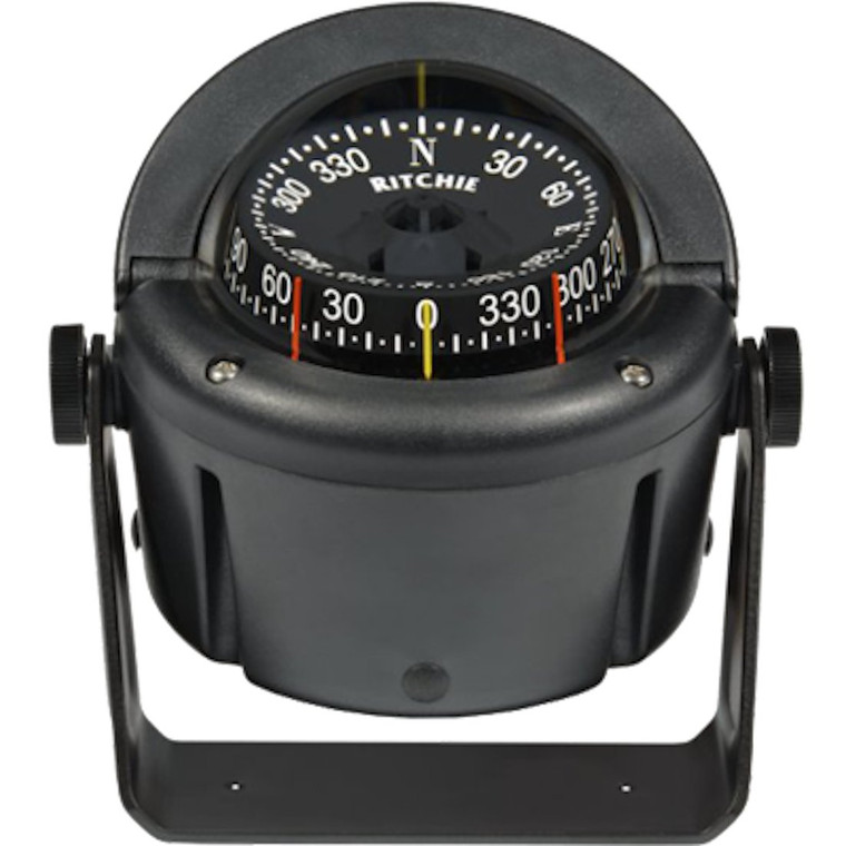 Ritchie HB-741 Helmsman Compass - Bracket Mount - Black HB-741