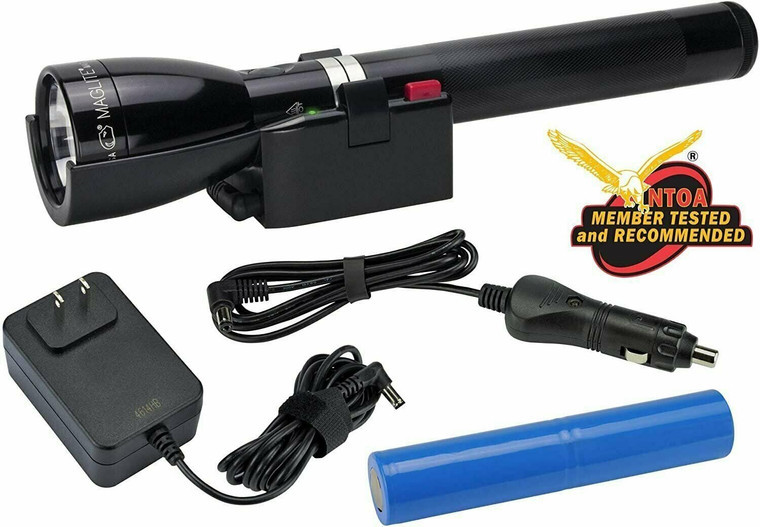 Flashlight Maglite, LED Mag Charger with Base, Black