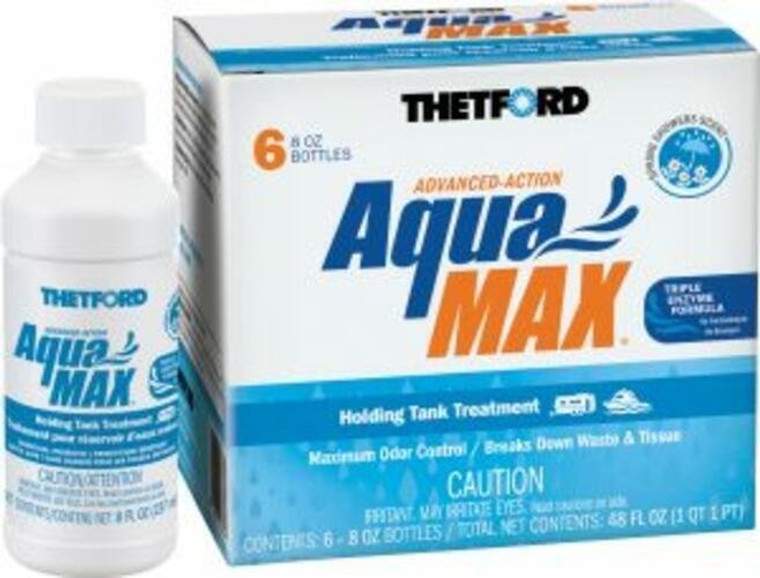 Thetford AquaMax® Holding Tank Treatment - 6-Pack - 8oz Liquid - Spring Shower Scent