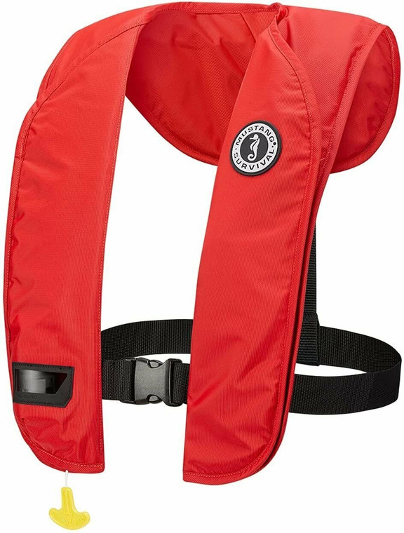 Life Vest Mustang Survival Corp M.I.T. 100 Auto Activation Inflatable PFD, Red