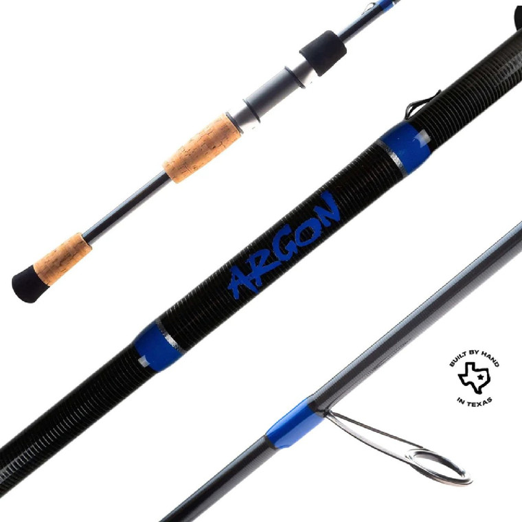 Kistler Argon Shakyhead, Tube, Spy Bait Spinning Rods 7’0” Lite-Med-Heavy