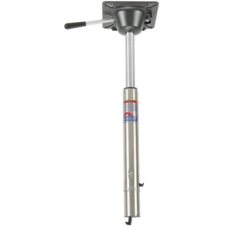 Springfield Spring-Lock™ Power-Rise Adjustable Boat Sit-Down Post - Stainless Steel