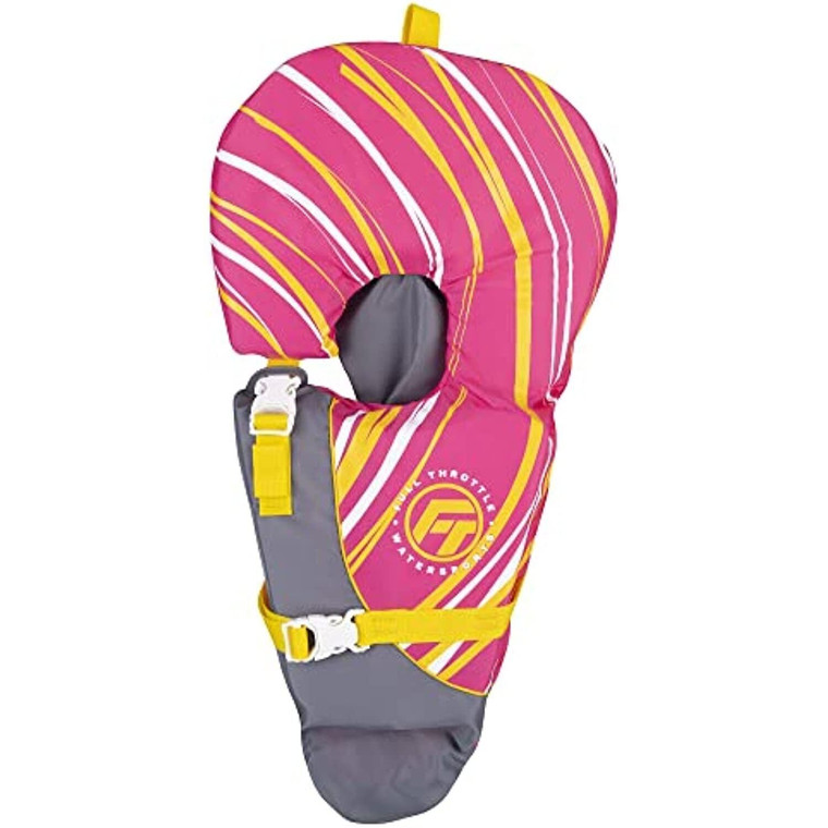 Full Throttle Baby-Safe Life Vest - Infant to 30lbs - Pink