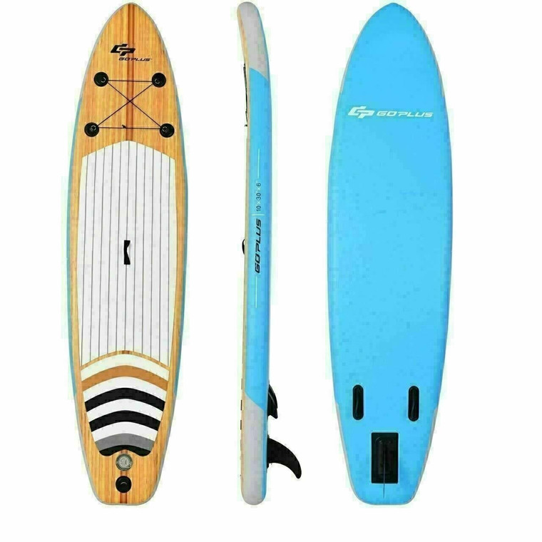 Stand up Padleboard GoPlus 10' Inflatable SUP w/ paddle & carry bag-14370985