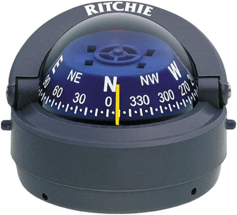 Ritchie S-53G Explorer Compass - Surface Mount - Gray