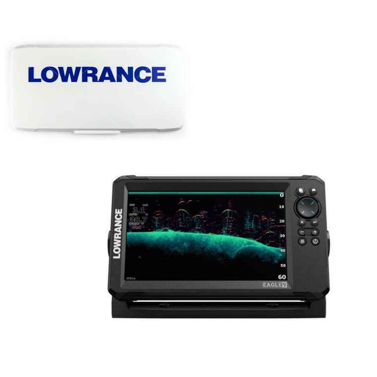 Lowrance Eagle 9 TripleShot HD + C-MAP Bundle With Suncover