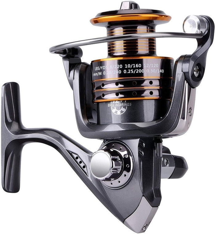 PLUSINNO HA3000 Fishing Reels Spinning Freshwater Saltwater with 5.2:1 Gear Ratio Left/Right