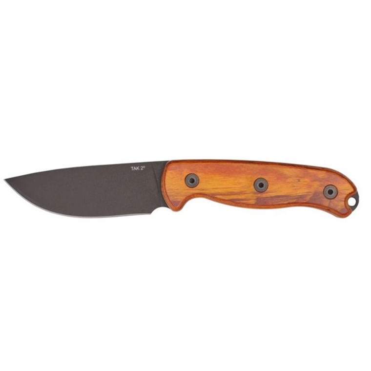 Knife Ontario Knife TAK 2 Hunting Fixed Blade w Leather Sheath