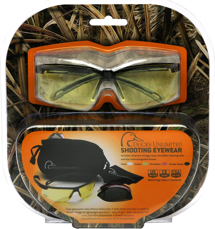 Ducks Unlimited Shooting Eyewear Kit with Interchangeable Lenses