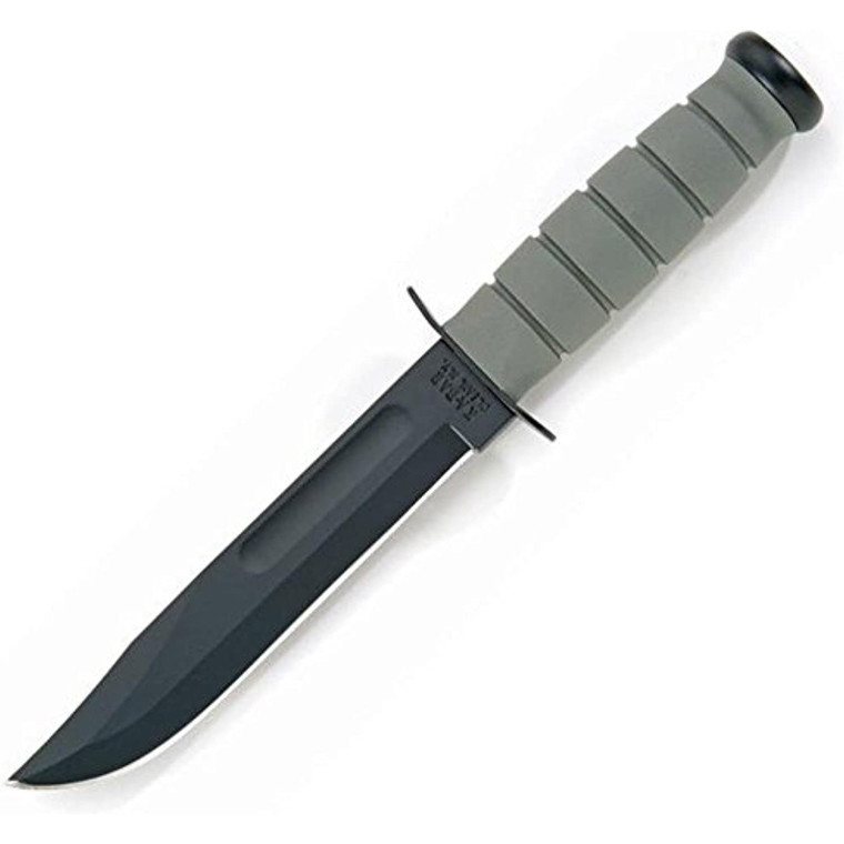 KA-BAR Full-Size Fixed 7 in Blk Blade Foliage Kraton Handle