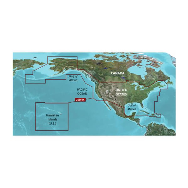 Garmin BlueChart® g3 HD - HXUS604x - US All & Canadian West - microSD™/SD™