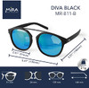 105 Units of MIRA MR-811-B Unisex Blue Sunglasses - MSRP 3512$ - Brand New (Lot # CP591109)