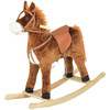 1 Units of Uenjoy Kids Rocking Horse Max Weight 66lbs for Aged 2-5 Years - Dark Brown - MSRP $90 - Brand New (Lot # 104-BN639702)