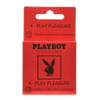 50 Units of Playboy 4 - Play Pleasure Condoms, Special Multi Texture, Tantilizing Lubricant - 3ct Various Expiration Dates -  - MSRP $250 - Like New (Lot # 102-LK6573246)