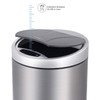 48 Units of Smart Induction 6L Automatic Sensor Trash Cans - MSRP $3,168 - Brand New (Lot # BN730403)