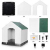 10 Units of Plastic Large Dog House with Elevated Floor - MSRP $3,120 - Brand New (Lot # BN735001)