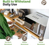 108 Units of Pristine Bamboo Expandable Drawer Organizers - 10 Compartments - MSRP $8,152 - Brand New (Lot # BN732905)