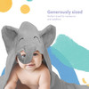 450 Units of Organic Bamboo Hooded Baby Towel - Elephant - MSRP $13,496 - Brand New (Lot # BN733004)
