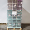 27 units of Sterilite 3 Drawer Cart (Various Colors) - MSRP $632 - Like New (Lot # 831202)