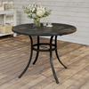 13 units of Hometrends Patio Faux Wood Dining Tables (Brown) - MSRP $1,664 - Returns (Lot # 841838)