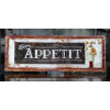 48 Units of Metal Wall Plq "Bon Appetit" 5X14" - MSRP 624$ - Brand New