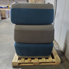 3 units of Haworth Openest Chick Pouf - Square Fabric Seat (Various Colors - MSRP $4,500 - Like New (Lot # 967602)