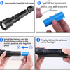 406 units of Chasinglee 90000 Lumens Rechargeable LED Flashlights - MSRP $8,116 - Like New (Lot # 922428)