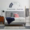 6 units of 12" Plush Memory Foam Mattresses - California King - MSRP $6,240 - Brand New (Lot # 946515)