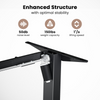 14 units of Lilja Height Adjustable Wood Computer Standing Desks - Black - MSRP $2,940 - Brand New (Lot # 946519)