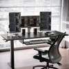 14 units of Lilja Height Adjustable Wood Computer Standing Desks - Black - MSRP $2,940 - Brand New (Lot # 946519)