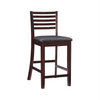 15 units of Clarke Solid Wood Counter Stools - Black Cherry - MSRP $2,925 - Brand New (Lot # 945006)
