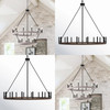 16 units of Wagon Wheel Chandeliers - MSRP $10,240 - Brand New (Lot # 951106)