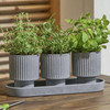 108 units of Better Homes & Gardens 4inch Grey Planter Sets - MSRP $1,834 - Brand New (Lot # 995903)
