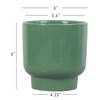 240 units of Mainstays 6inch Petra Green Planters - MSRP $2,155 - Brand New (Lot # 995905)