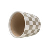 300 Units of Mainstays 6 inch Grey Check Planters - MSRP $2,394 - Brand New (Lot # BN995902)