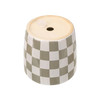 300 Units of Mainstays 6 inch Grey Check Planters - MSRP $2,394 - Brand New (Lot # BN995902)