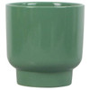 256 Units of Mainstays 6in Petra Small Ceramic Green Planter - MSRP $2,299 - Brand New (Lot # BN1012201)