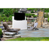 1 unit of Outdoor Large Shiplap TV Lift Cabinets for TVs - White - MSRP $9,300 - Like New (Lot # 1012117)