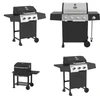 5 units of Expert Grill Propane Gas Bbq And Charcoal Grill - MSRP $1,040 - Returns (Lot # 1028910)