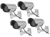 12 Units of Fake Security Surveillance CCTV Dummy Cameras (4-PK) - MSRP 360$ - Brand New (Lot # CP545724)