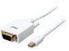 58 Units of 3-feet Mini Displayport To Vga Cables (White) - MSRP 695$ - Brand New (Lot # CP545761)