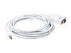 36 Units of 15-Feet 32AWG Mini Displayport to VGA Cables (White) - MSRP 540$ - Brand New (Lot # CP545762)