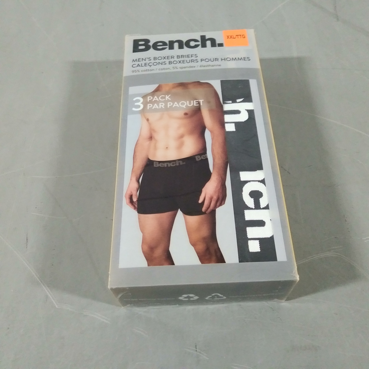 Bench 3 Pack Men's Boxers Underwear Boxer Shorts Under Pants Gift
