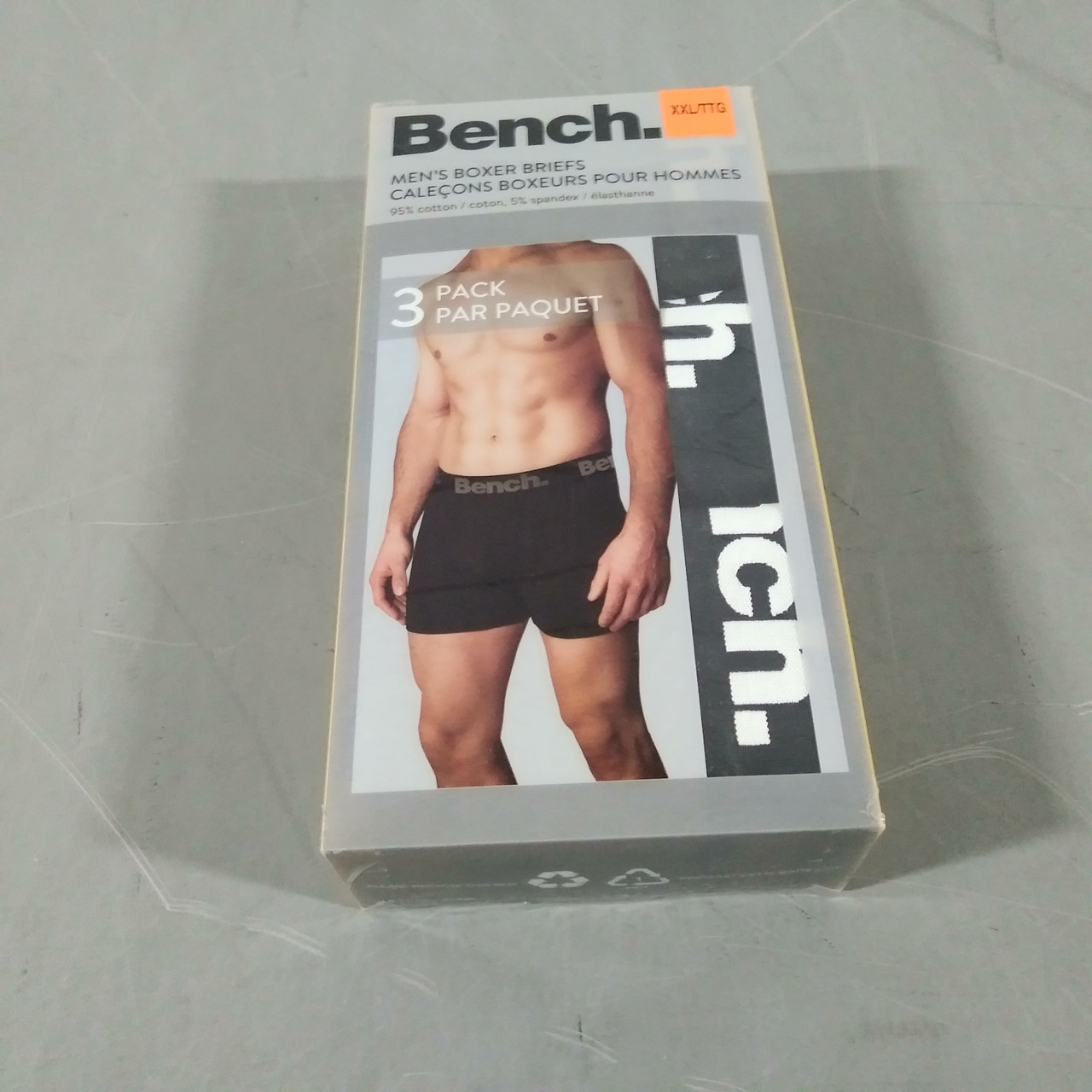 27 Units of Bench Men's Boxer Briefs 3-Pack - XXL - MSRP 459$ - Brand New  (Lot # CP562804)