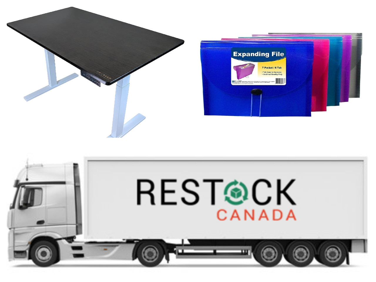 1068 Units of Business Products (Furniture, Supplies, Electronics  More)  MSRP 55496$ Returns (Lot 602301) Restock Canada