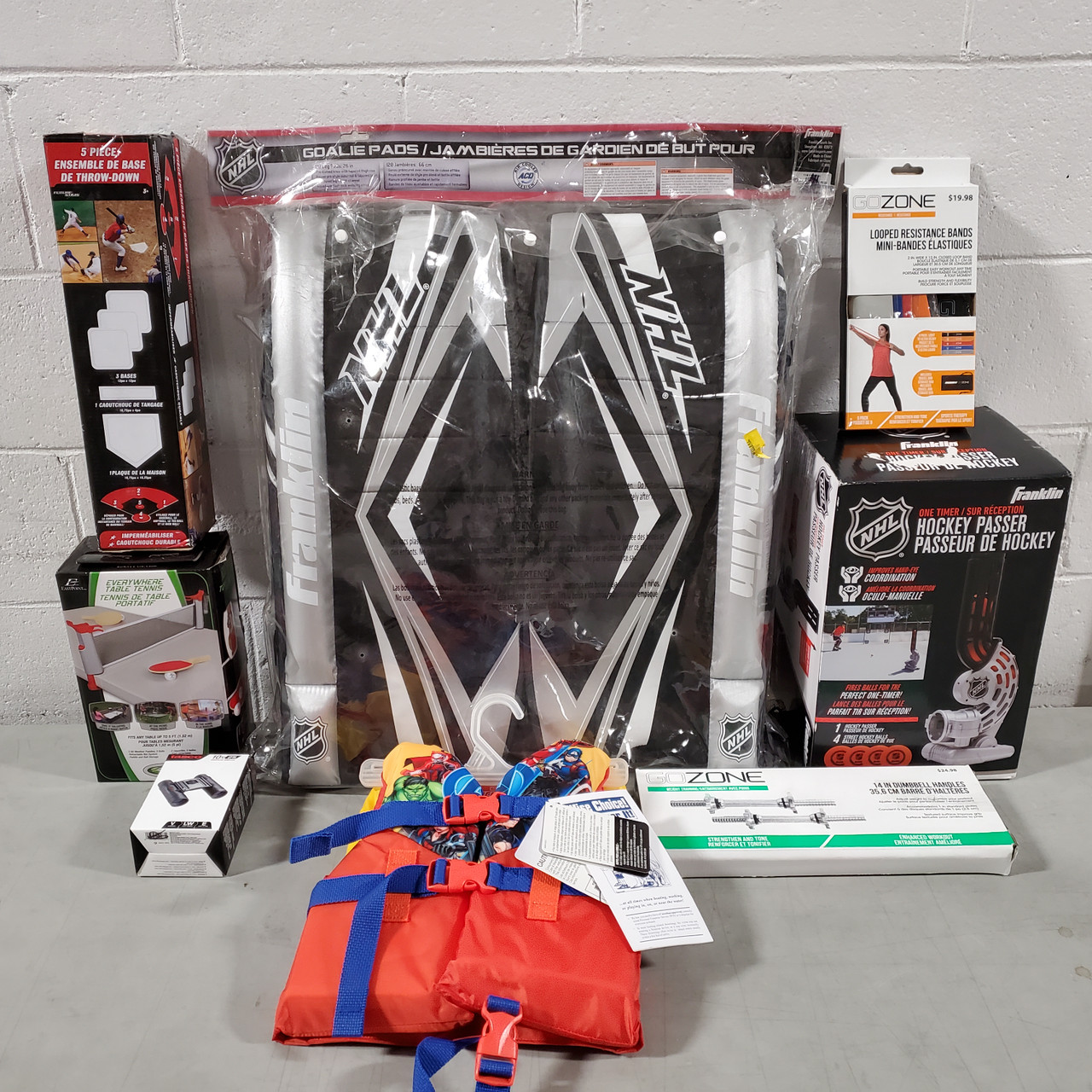 Model #14198K2S23 - Franklin Sports Kids Street Hockey Set